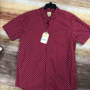 BNTW men’s button up short sleeve shirt
